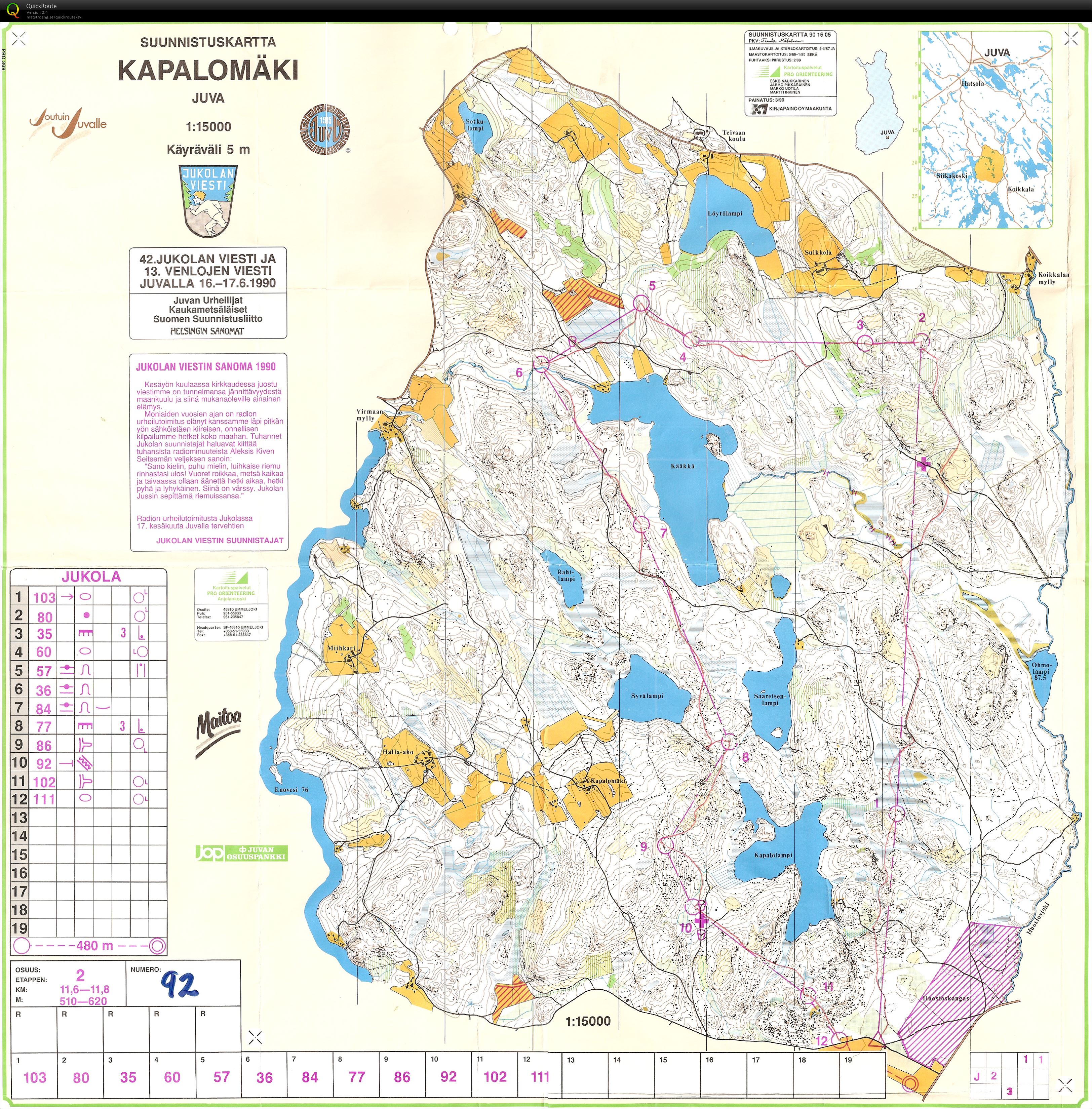 Jukola (17/06/1990)