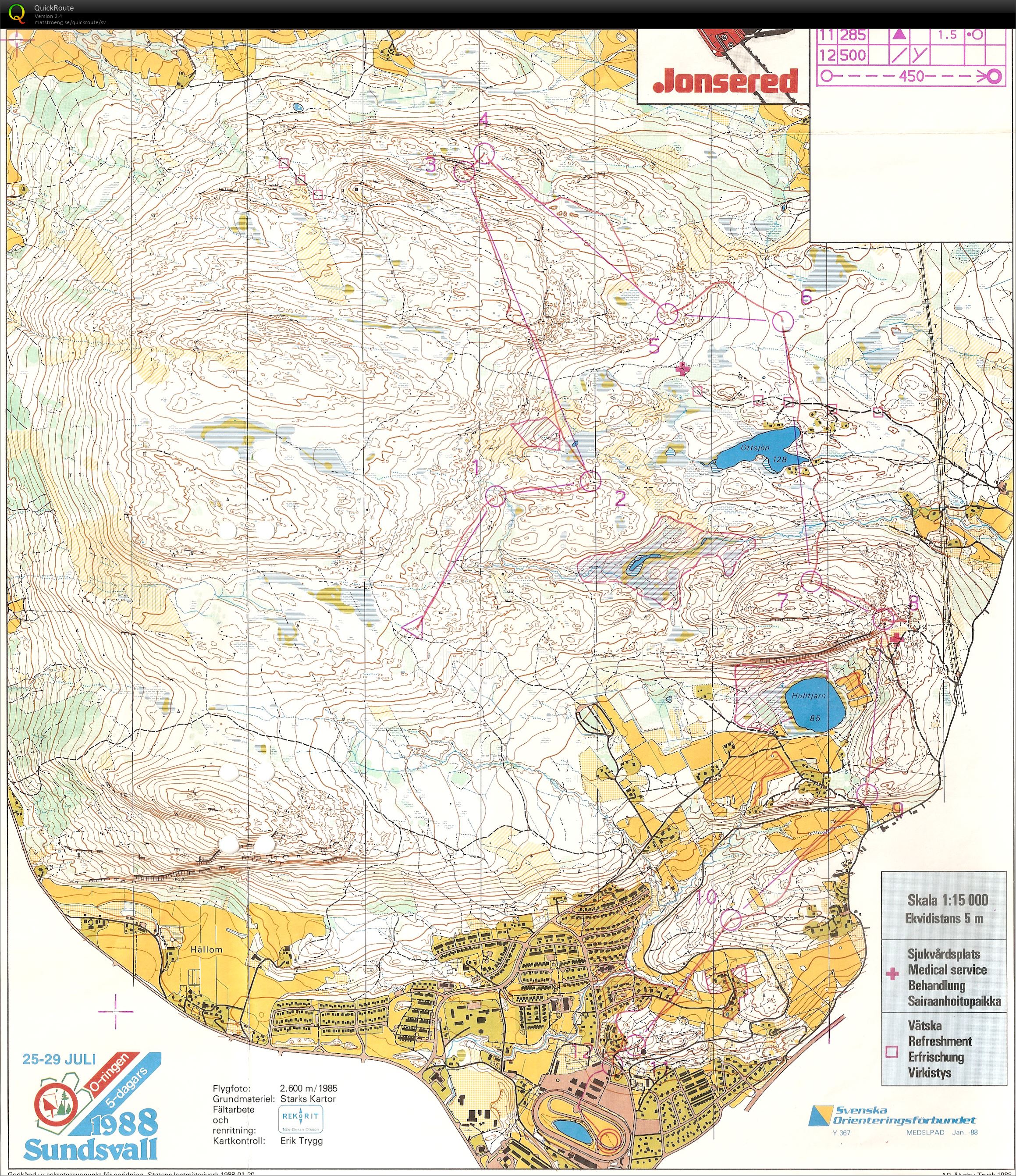 O-Ringen 5-dagars E1 (25.07.1988)