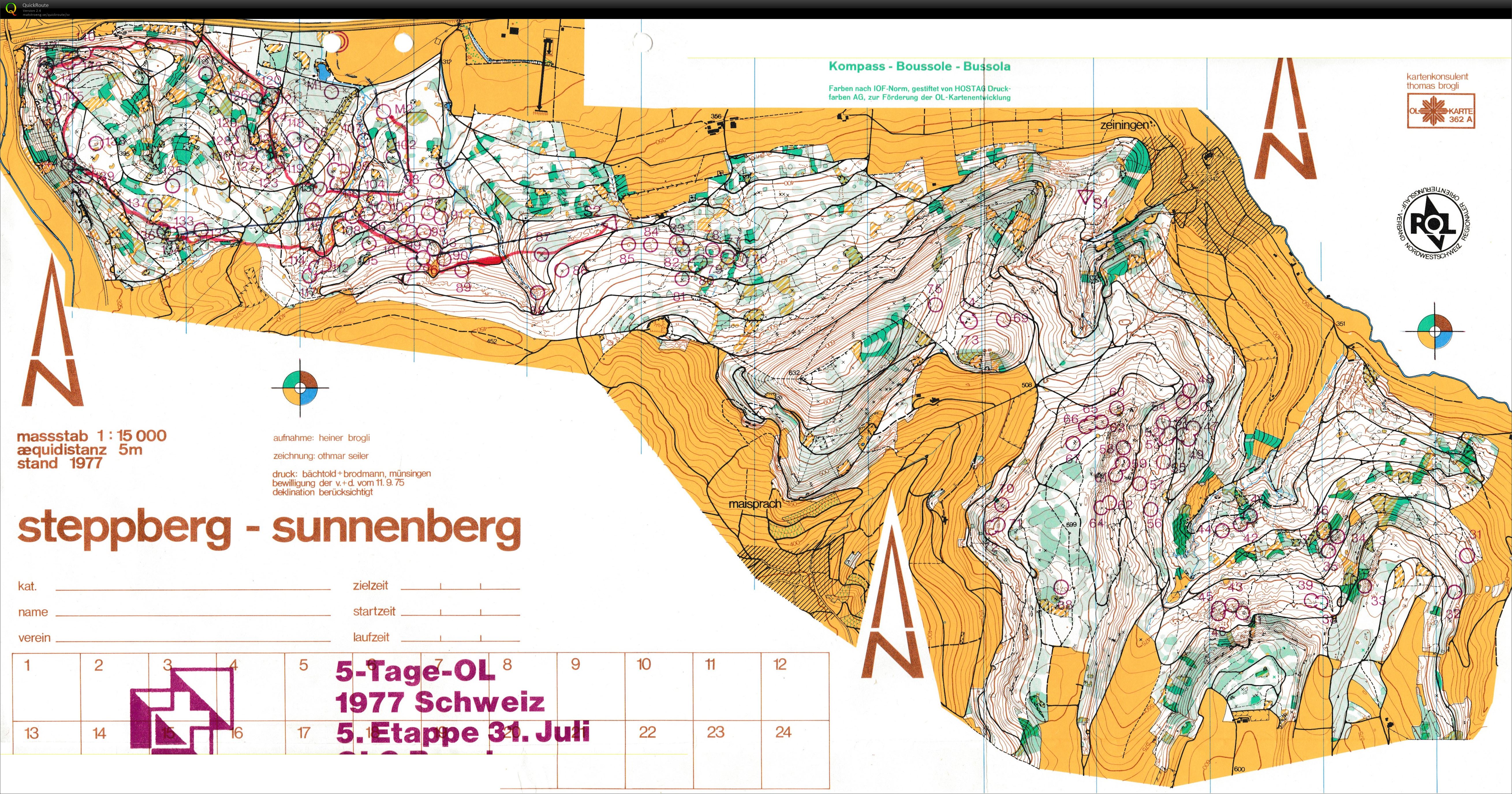 5-Tage-OL E5 (31-07-1977)