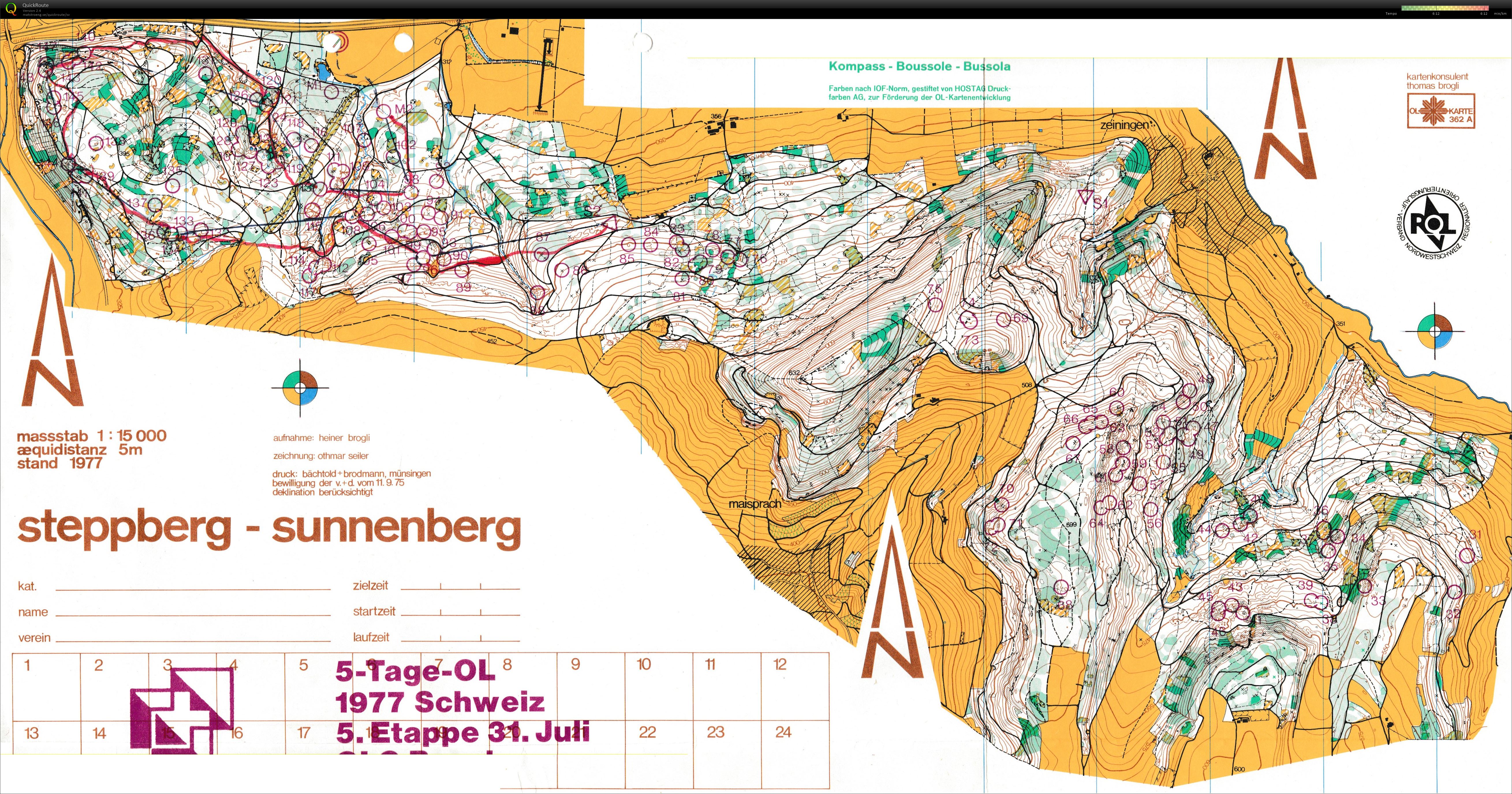 5-Tage-OL E5 (31-07-1977)