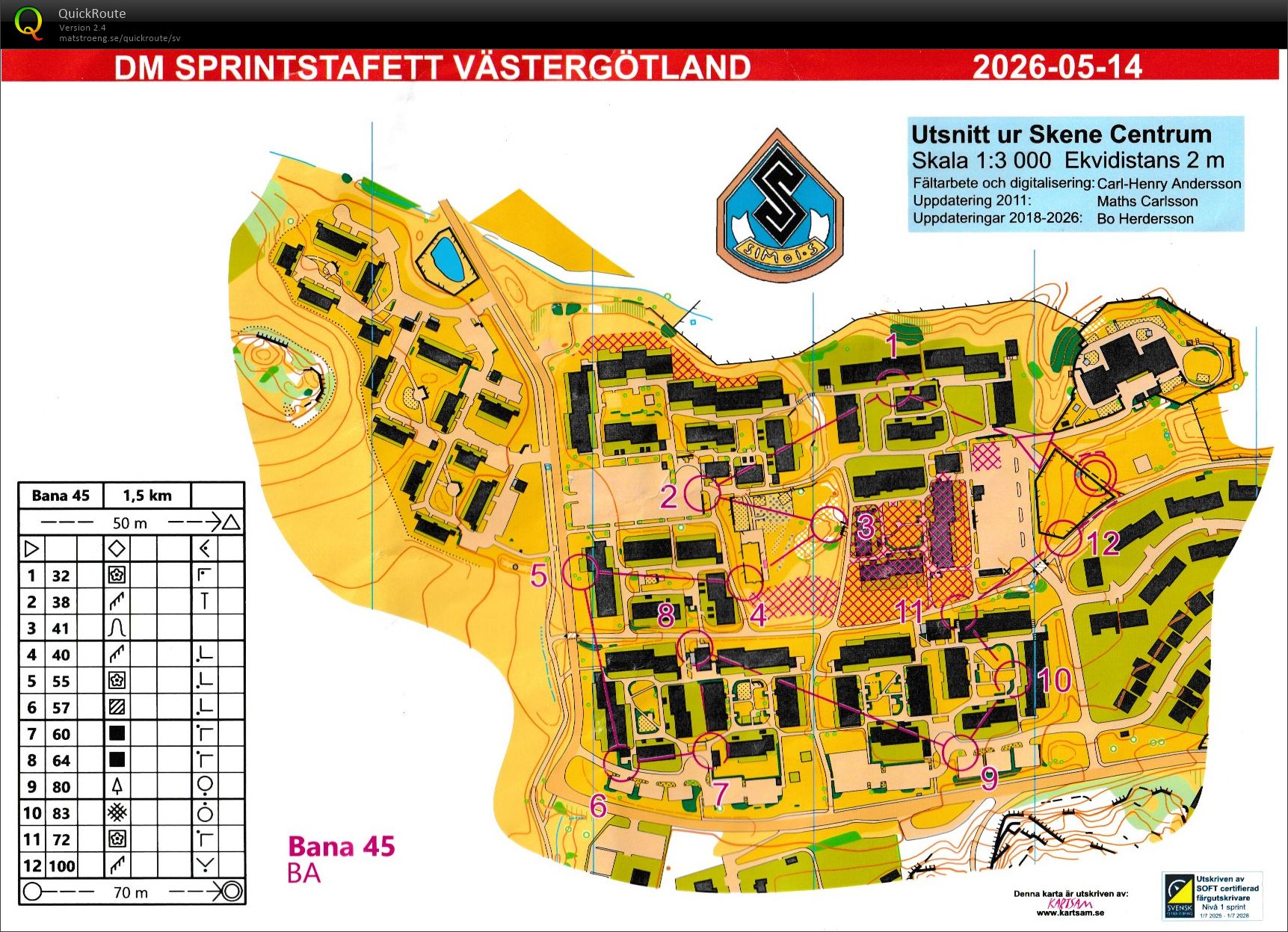 DM Sprintstafett 3 (2026-05-14)
