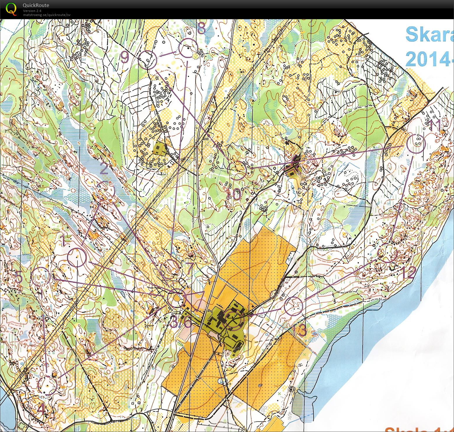 Skaraborg by night (18-03-2014)