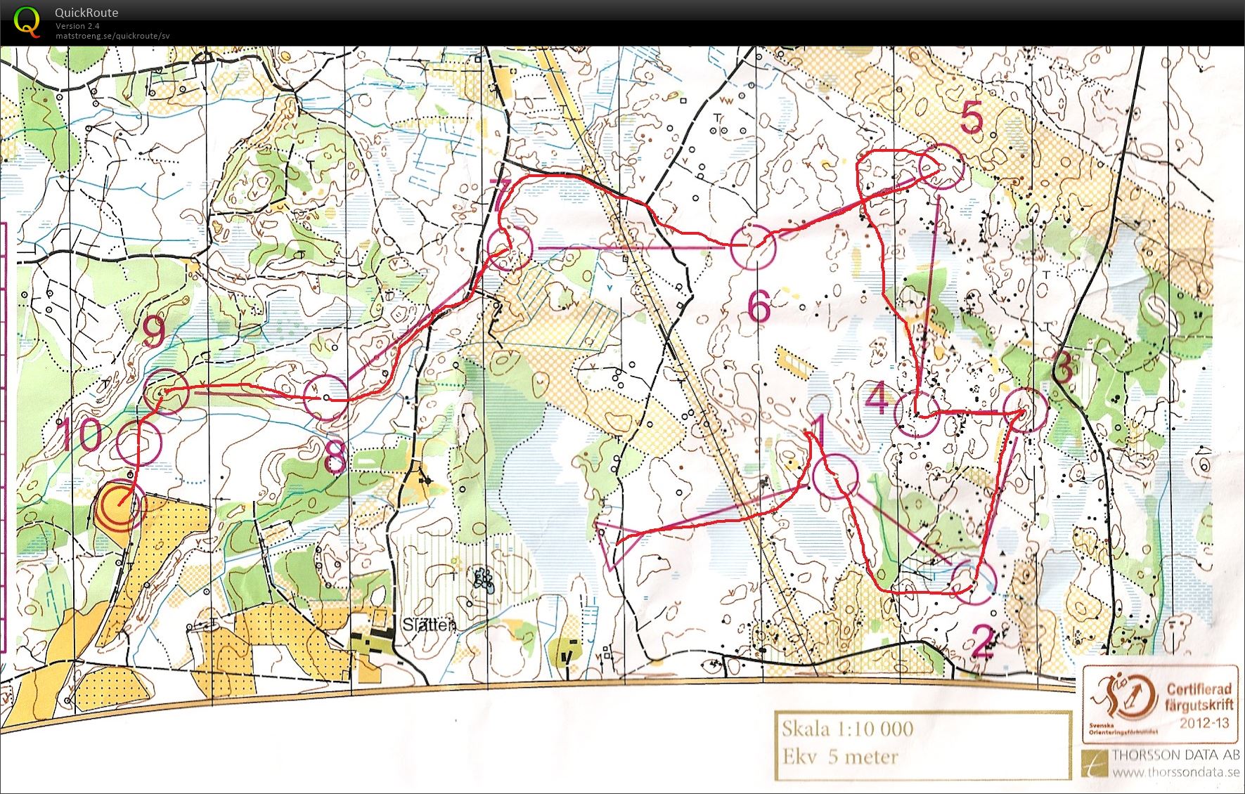 Hjo 2-dagars medel (2013-08-10)