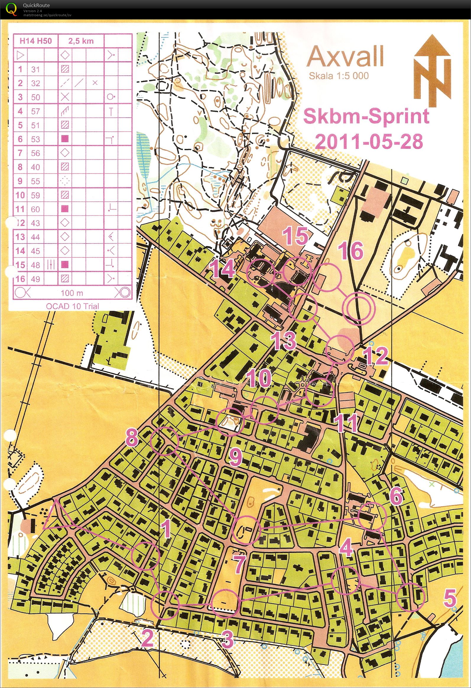 Skaraborgsmästerskap sprint (2011-05-28)