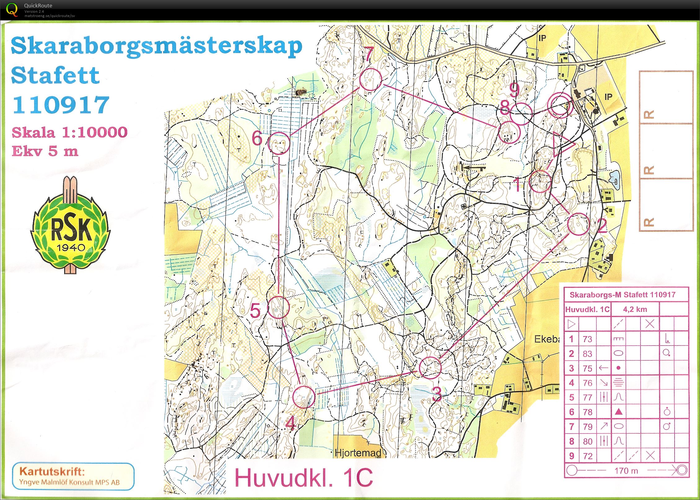 Skaraborgsmästerskap stafett (2011-09-17)