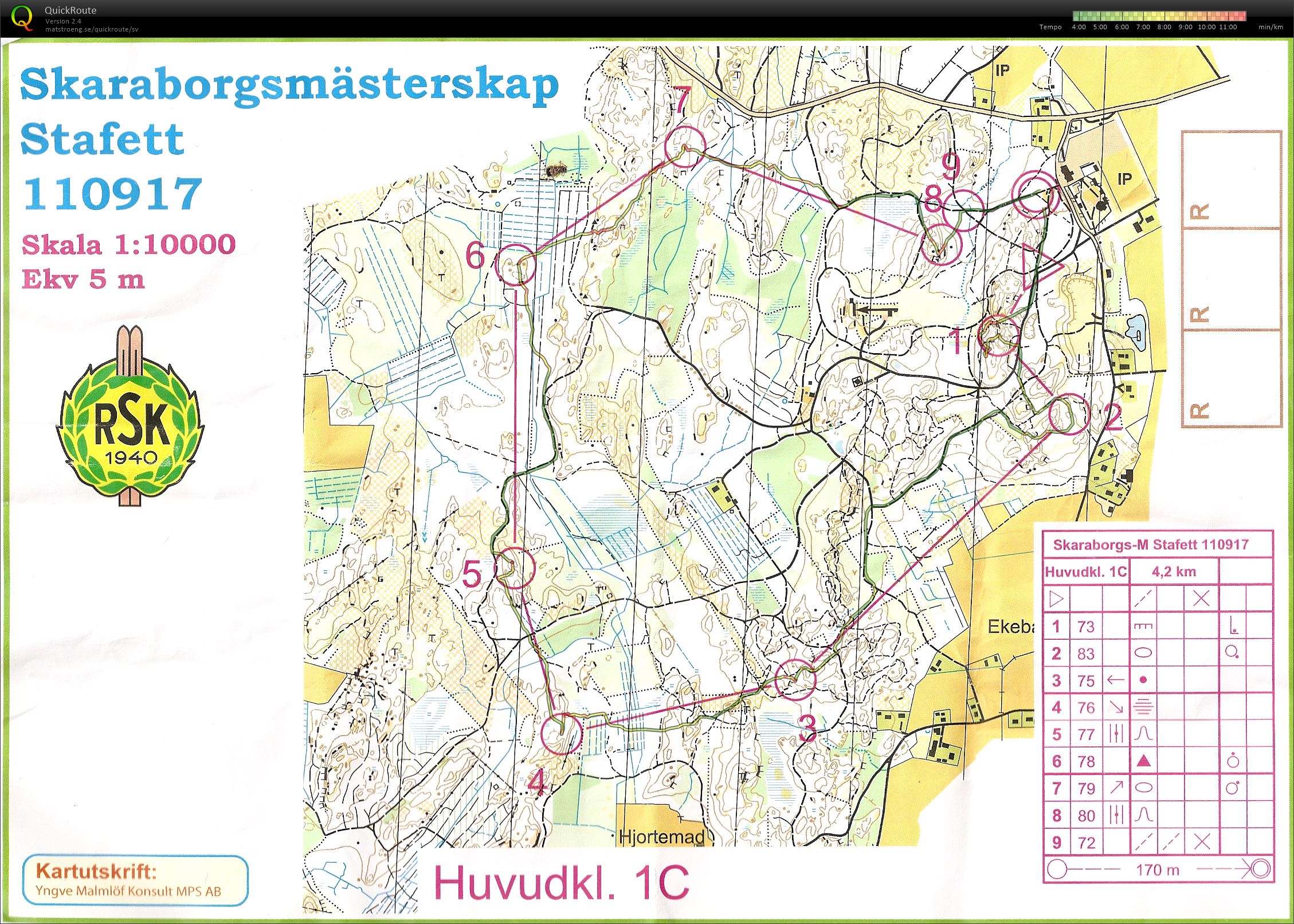 Skaraborgsmästerskap stafett (2011-09-17)