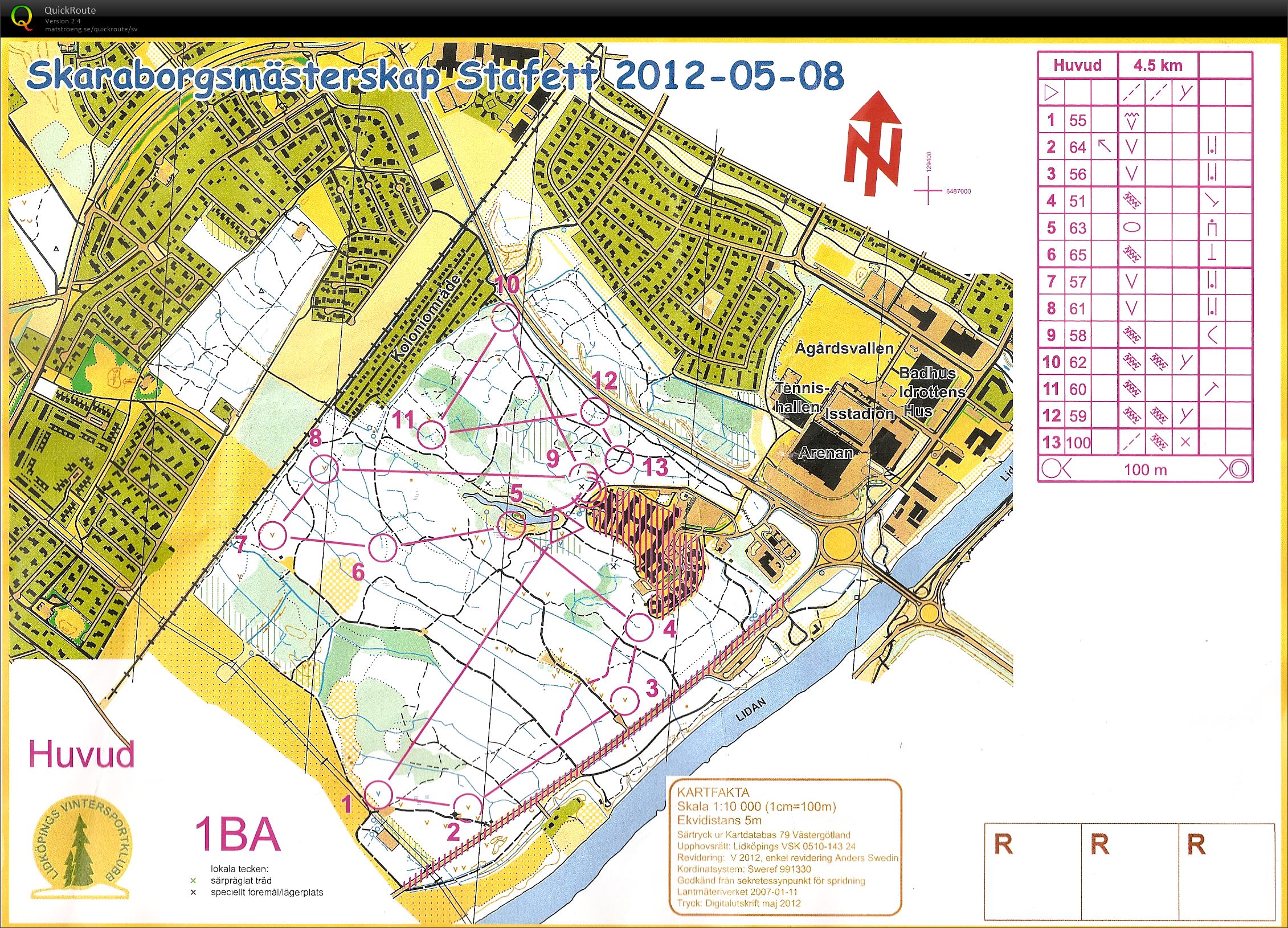 Skaraborgsmästerskap stafett (2012-05-08)