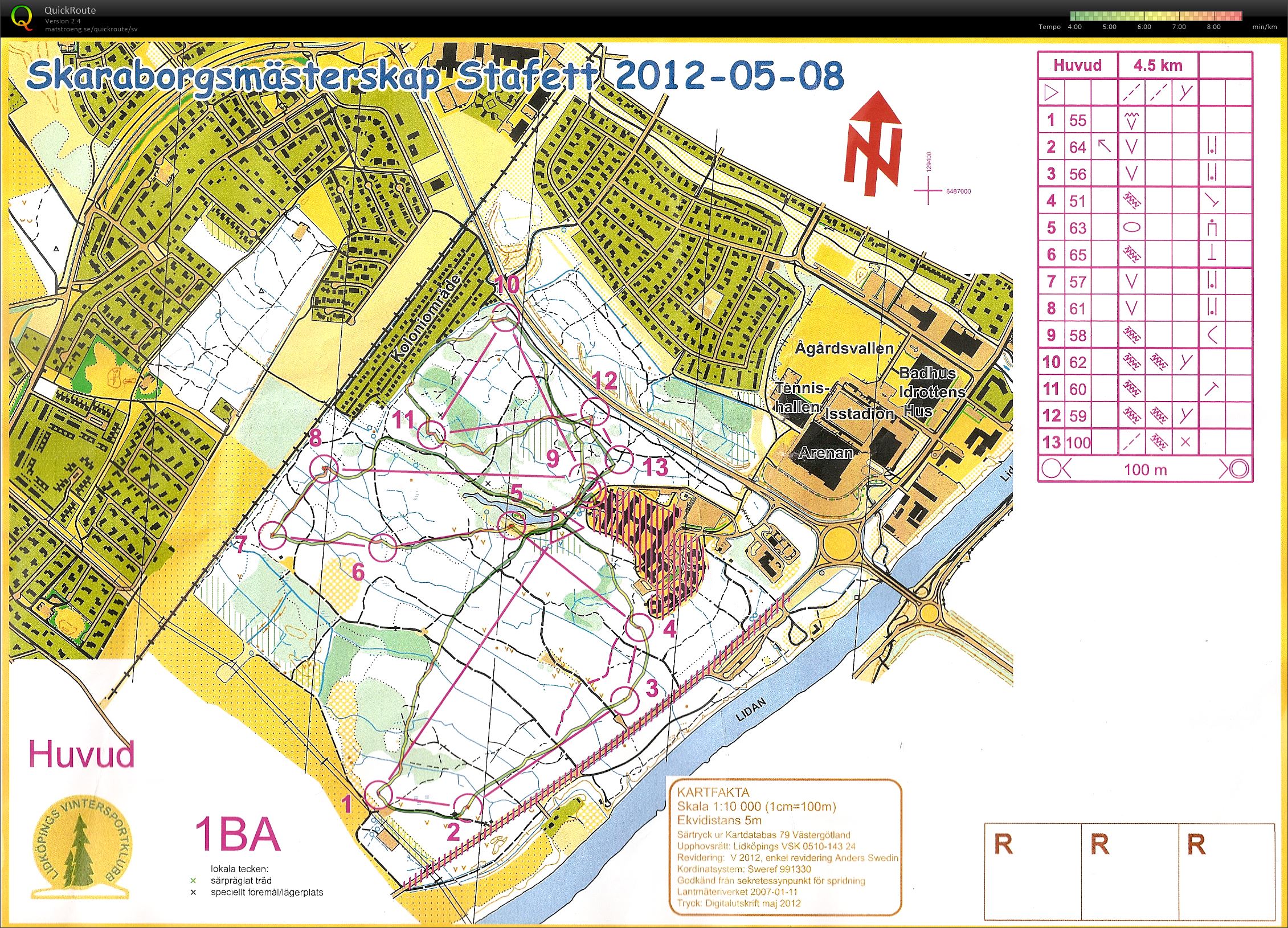 Skaraborgsmästerskap stafett (2012-05-08)