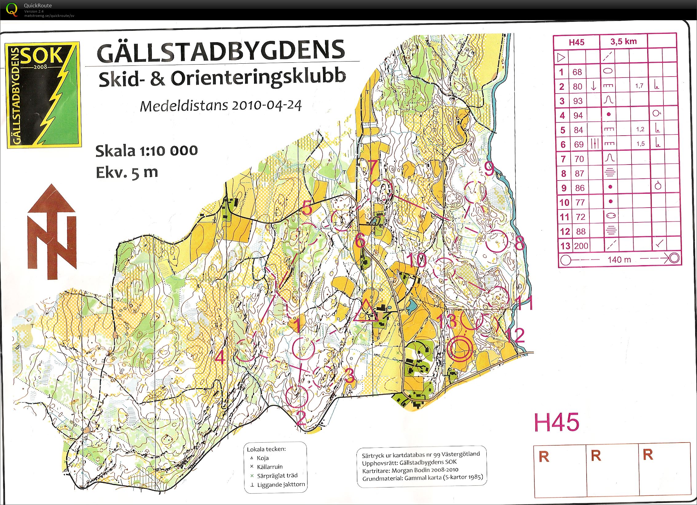 Gällstad medel (24/04/2010)