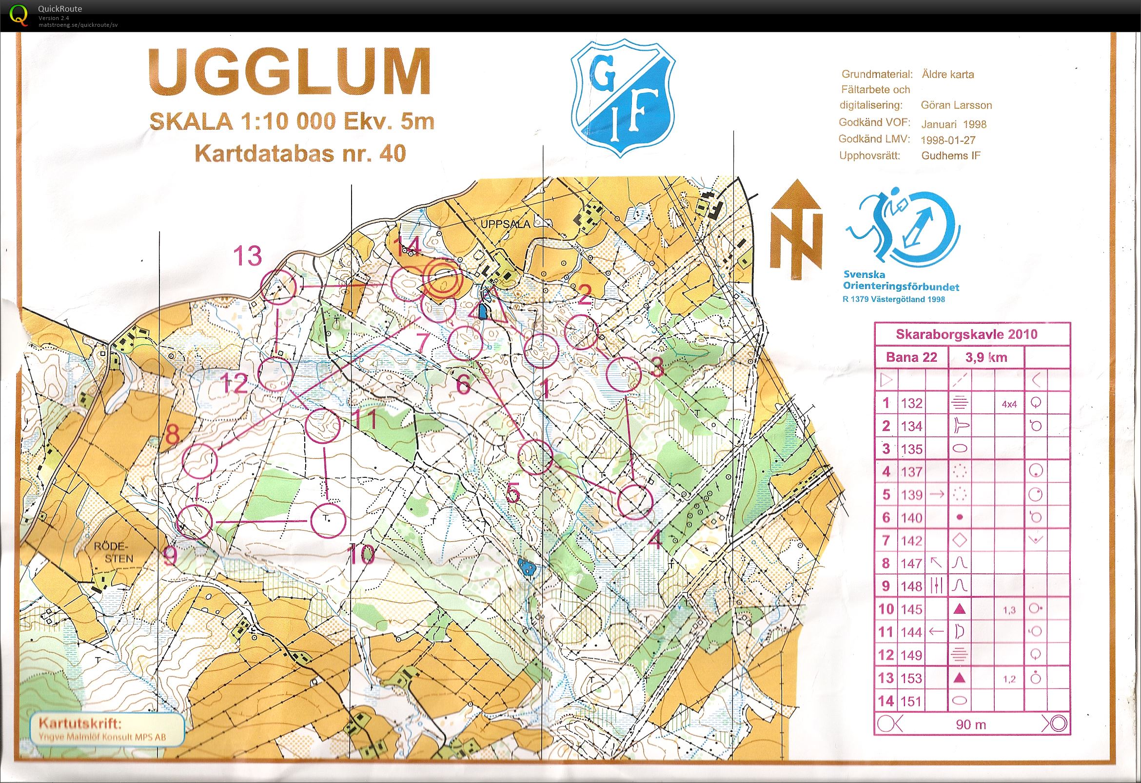 Skaraborgsmästerskap stafett (2010-09-18)