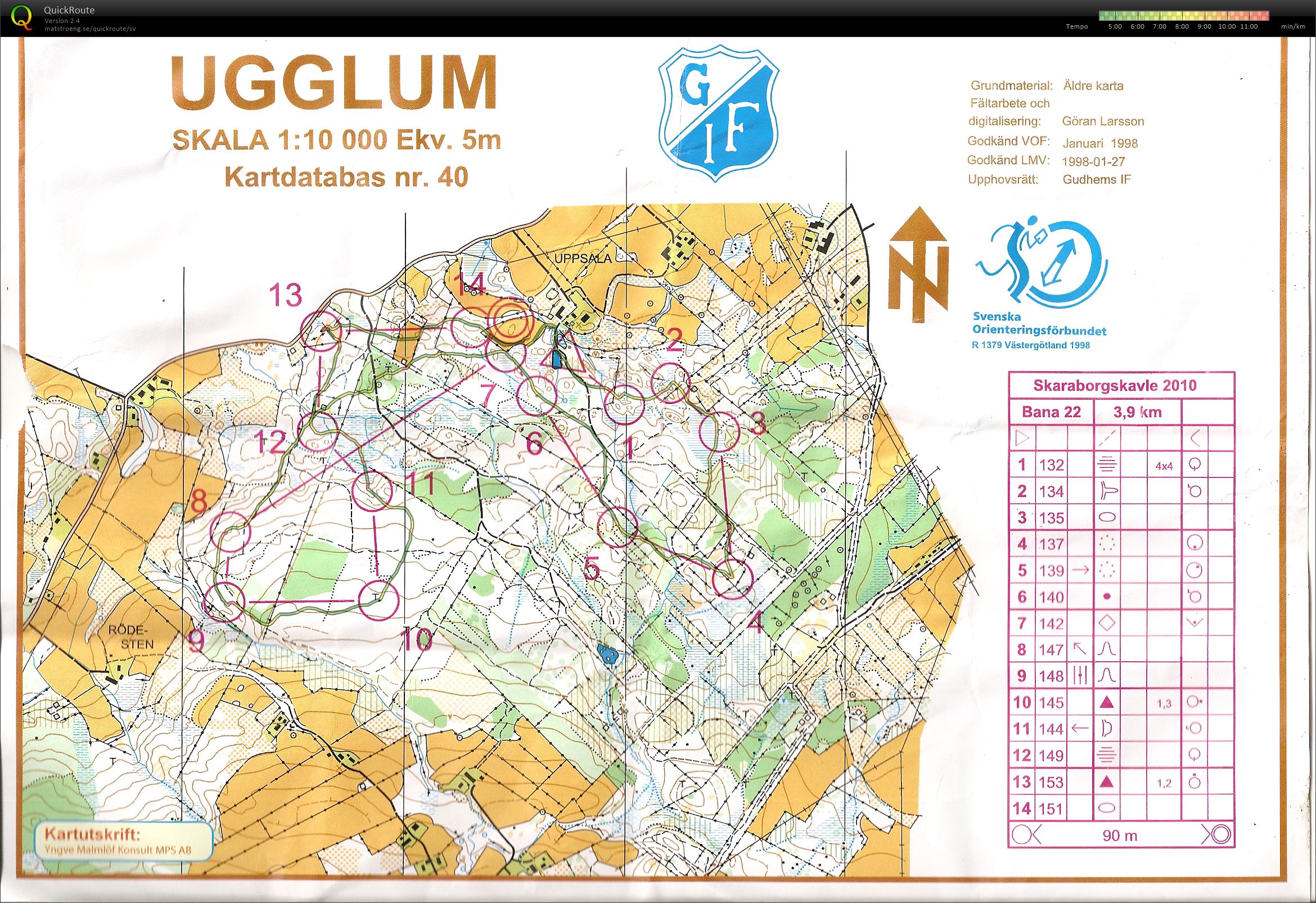 Skaraborgsmästerskap stafett (18-09-2010)