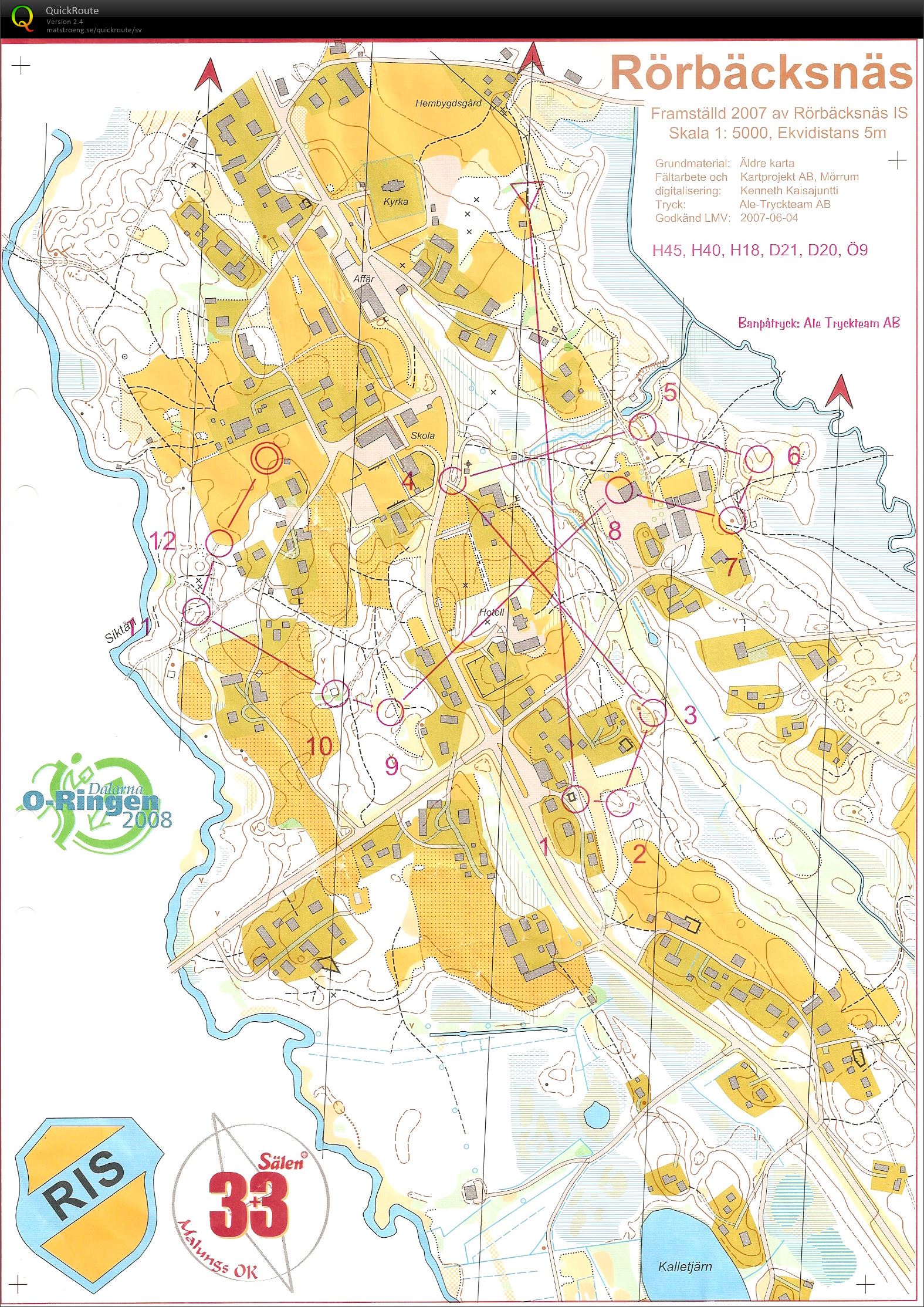 Sälen 3+3 sprint (2007-06-29)