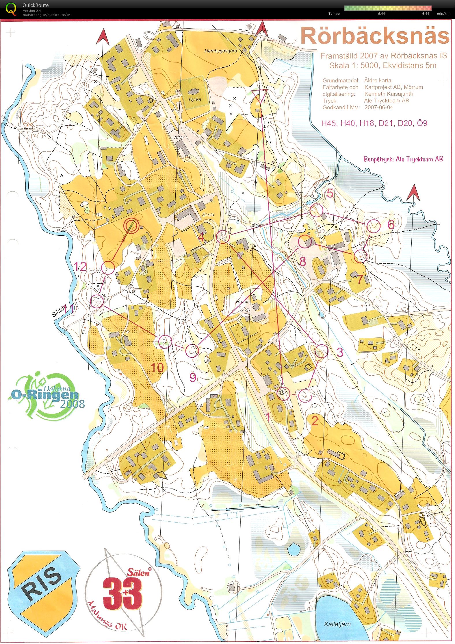 Sälen 3+3 sprint (2007-06-29)