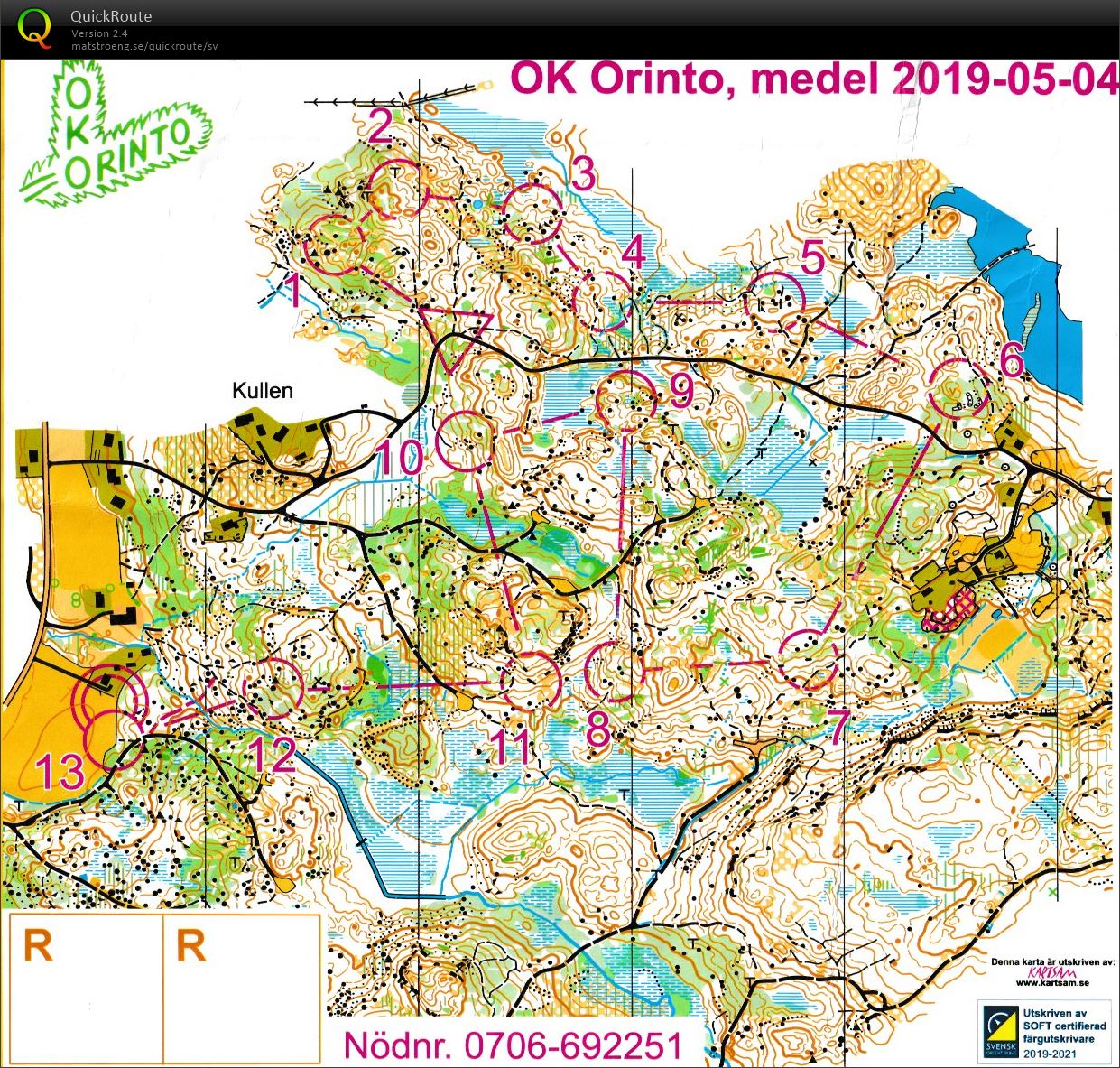 Orintos vårtävling (04/05/2019)