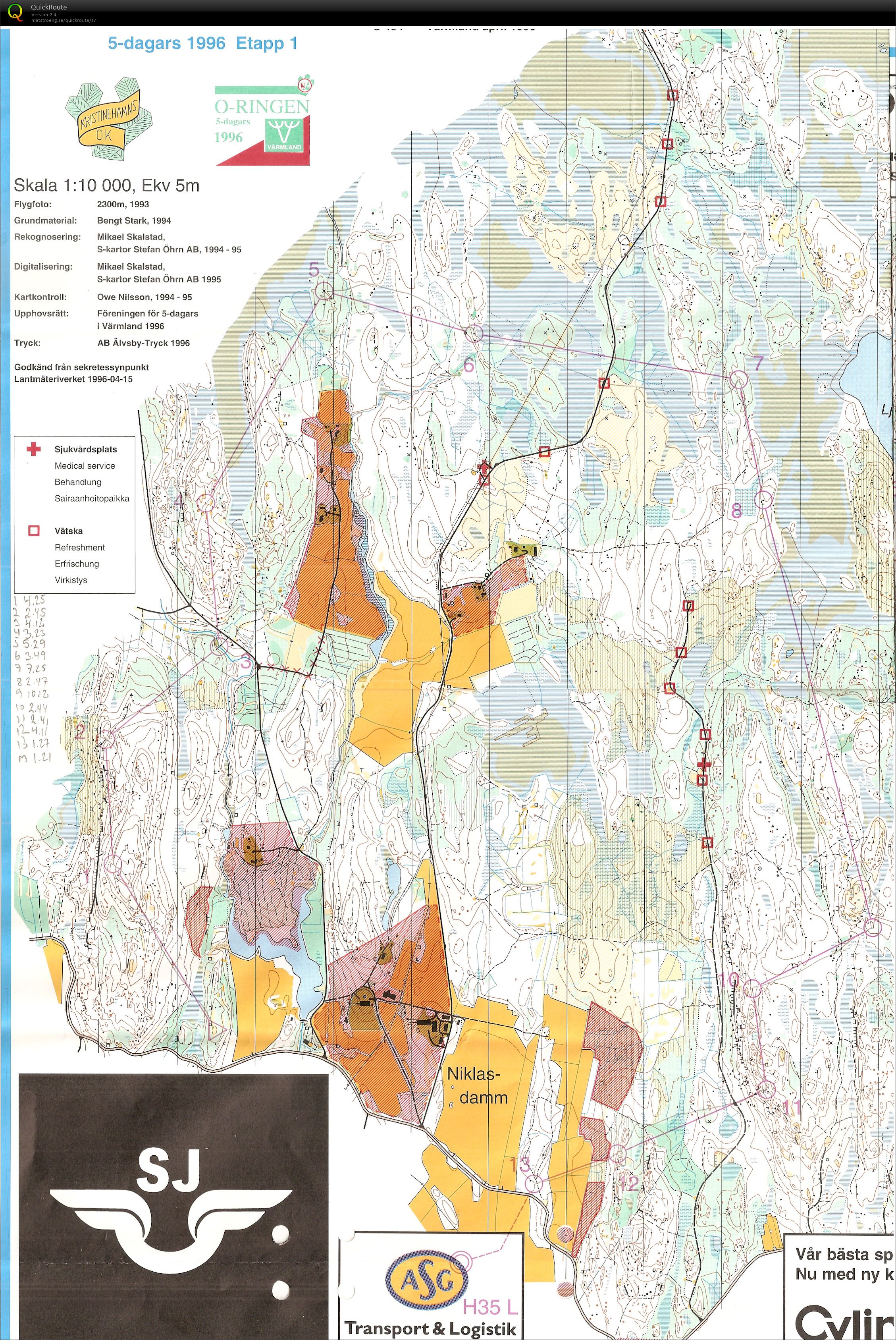 O-Ringen E1 (22.07.1996)